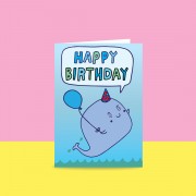 Greeting Card | Happy Birthday Whale